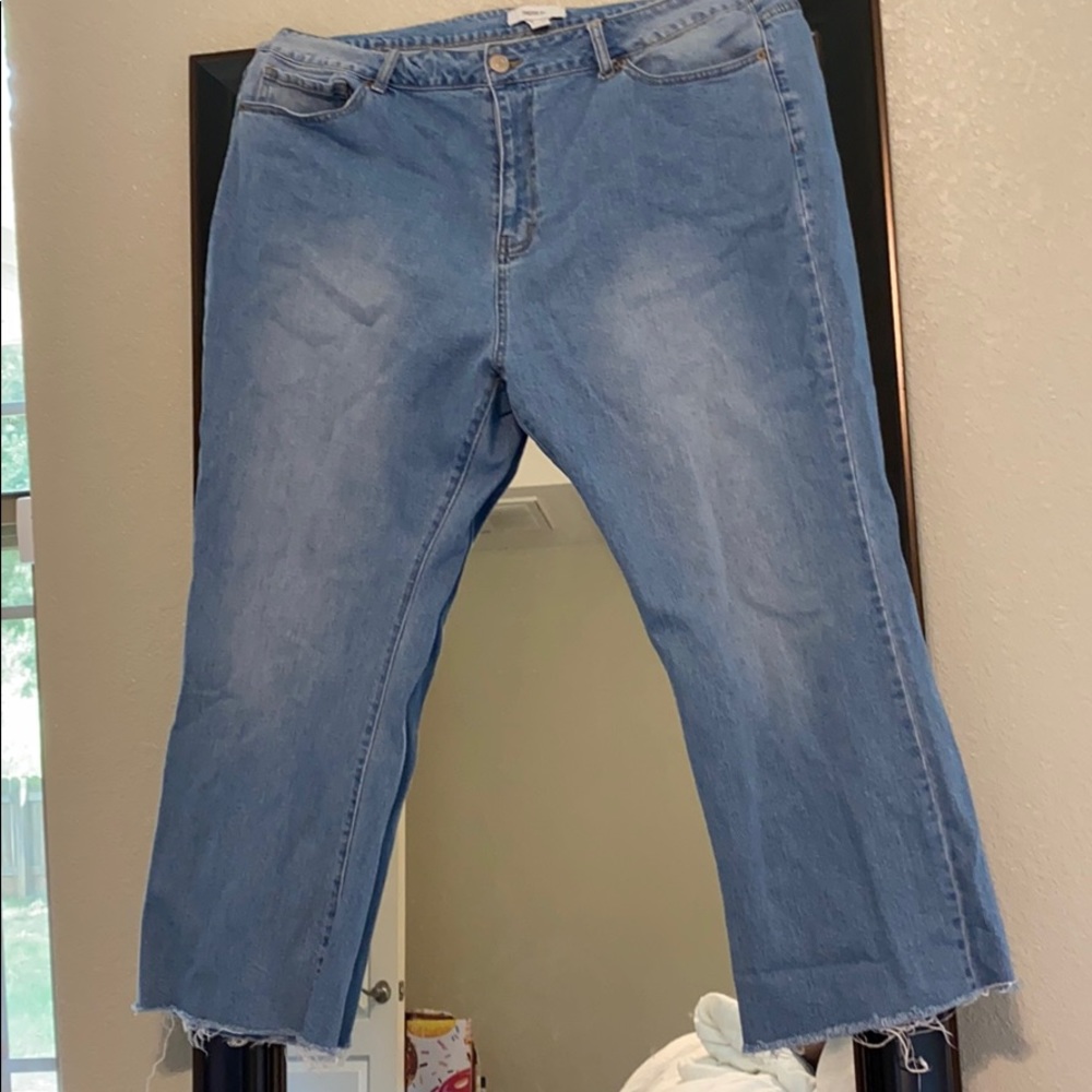 Forever21+ boyfriend jeans!